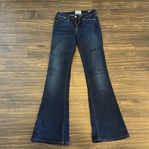 Le High High-Rise Stretch Flare Jeans